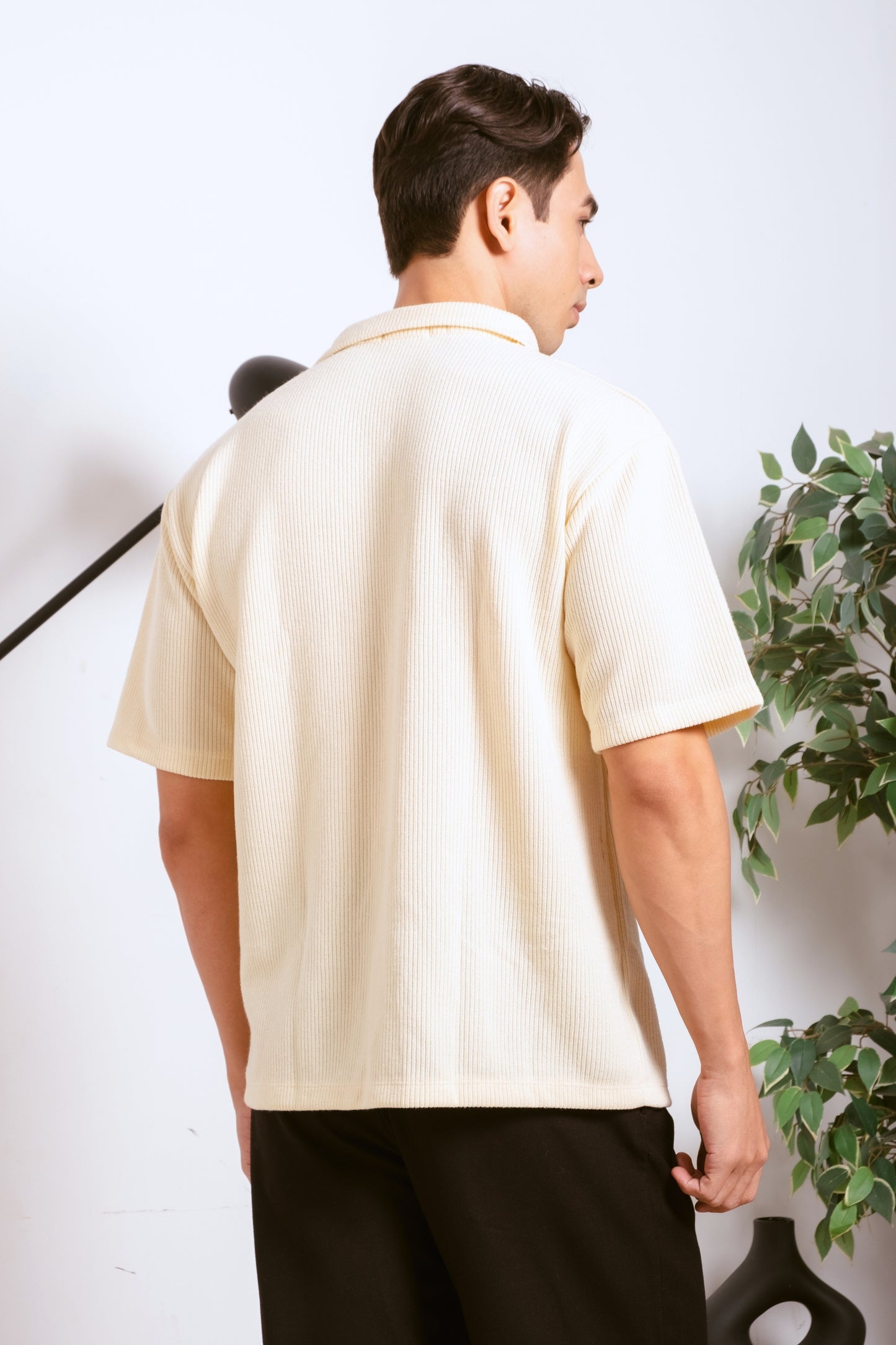Knitted Shirt - Tuscan Cream