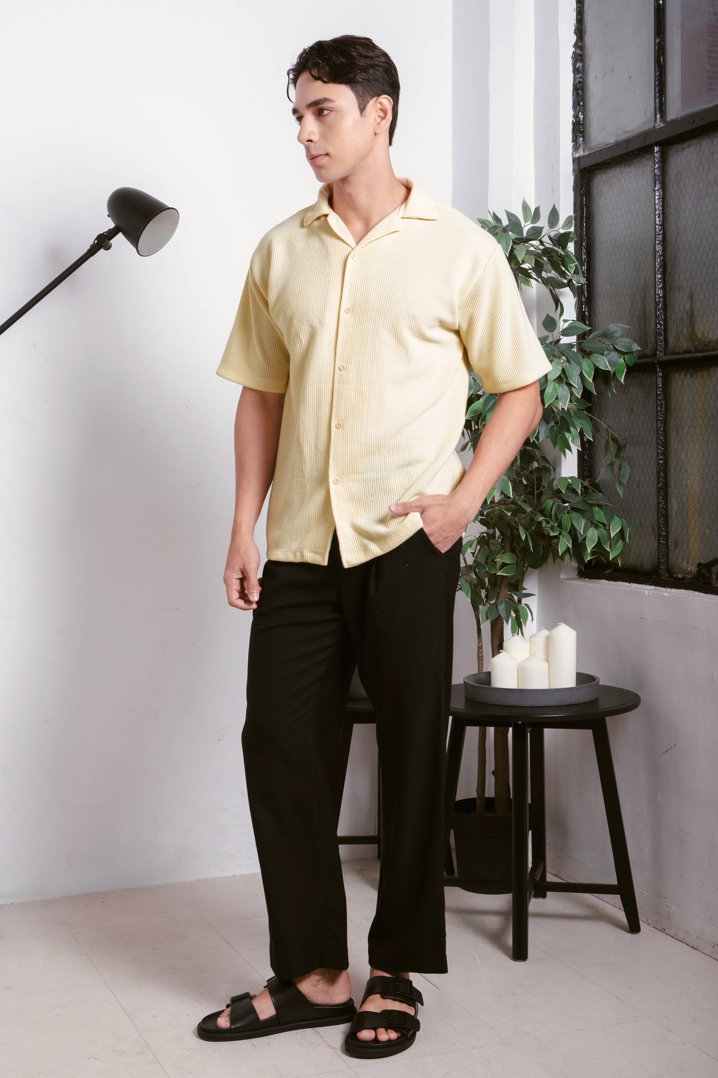 Knitted Shirt - Tuscan Cream