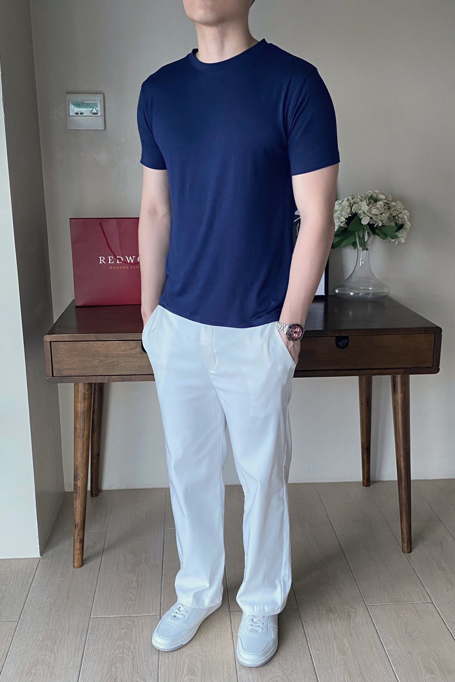 Breezewear Tailored Fit Tee - Dark Navy