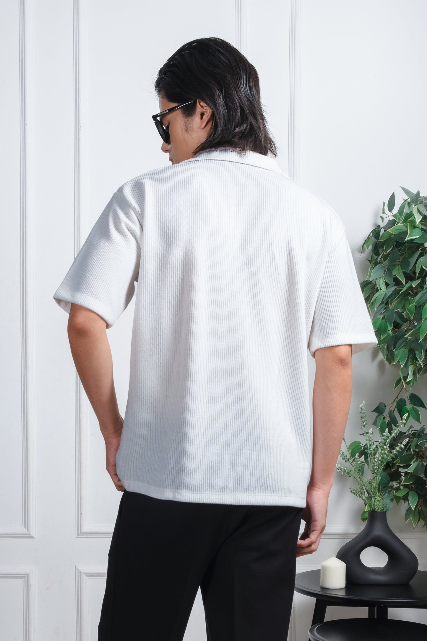 Knitted Shirt - Classic White