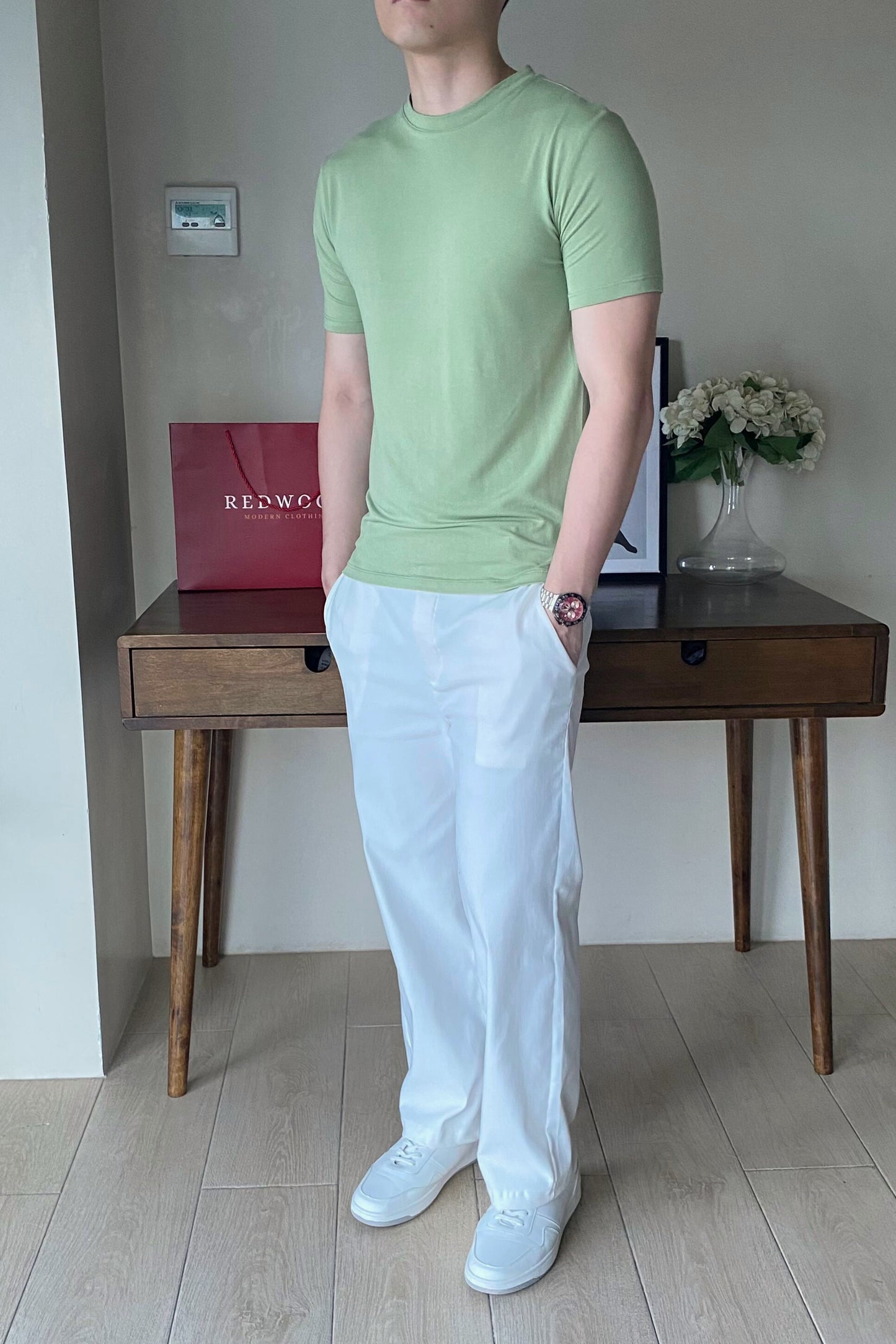 Breezewear Tailored Fit Tee - Sage Green