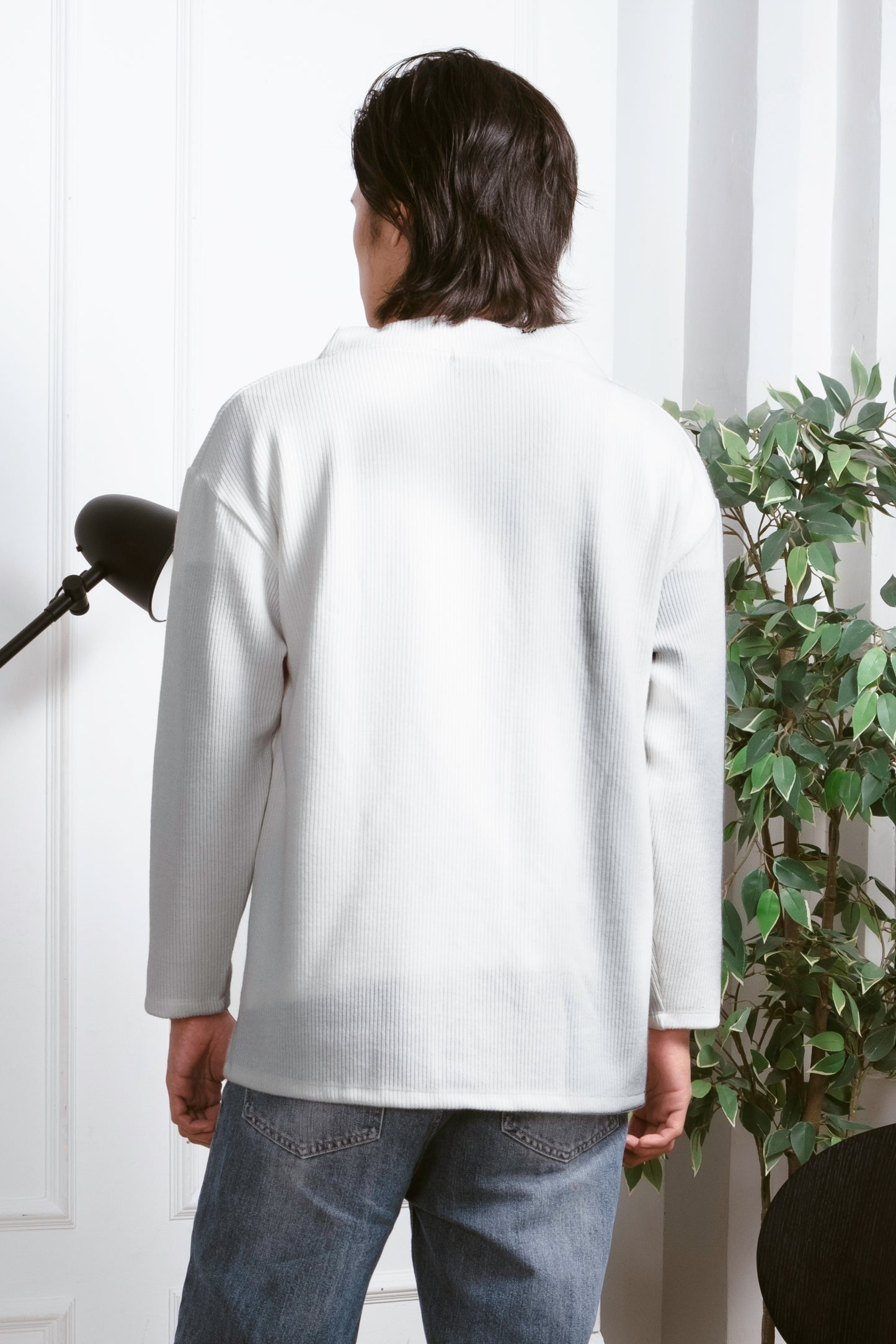 Knitted Cardigan - White