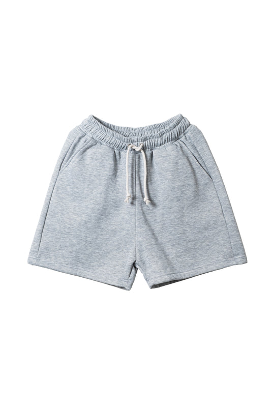 Cotton Lounge Shorts - Ash Gray