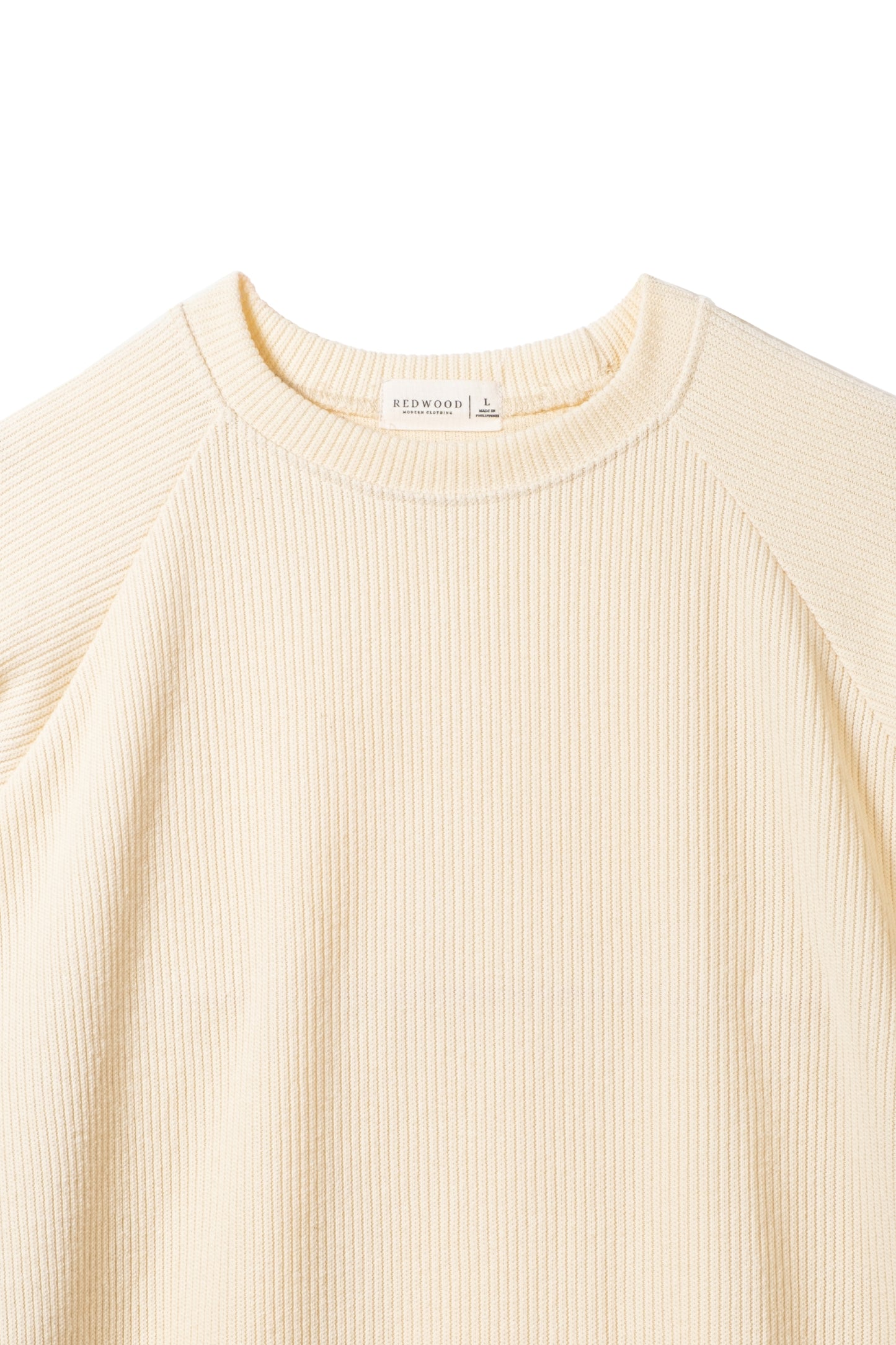 Tailored Fit Knitted Sweater - Tuscan Cream