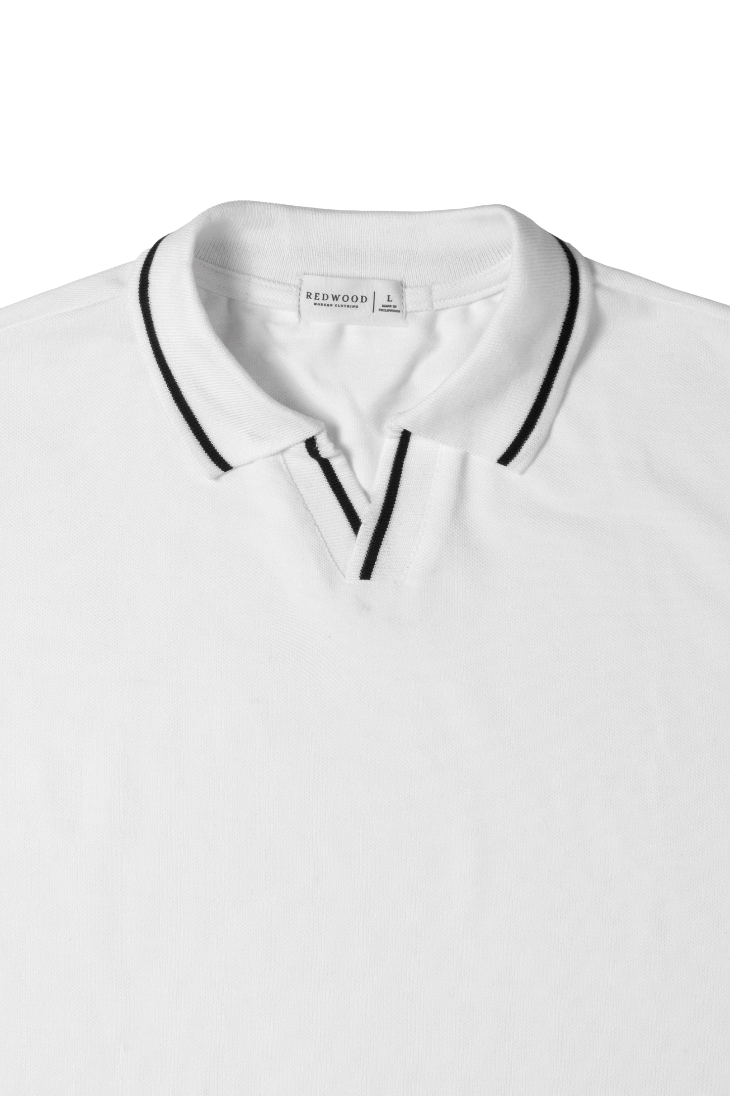 Oxford Knit Polo Shirt - White