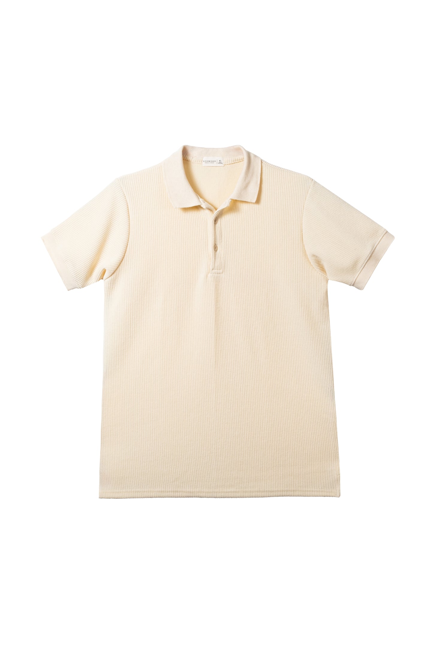 Slim-Fit Knitted Polo Shirt - Tuscan Cream