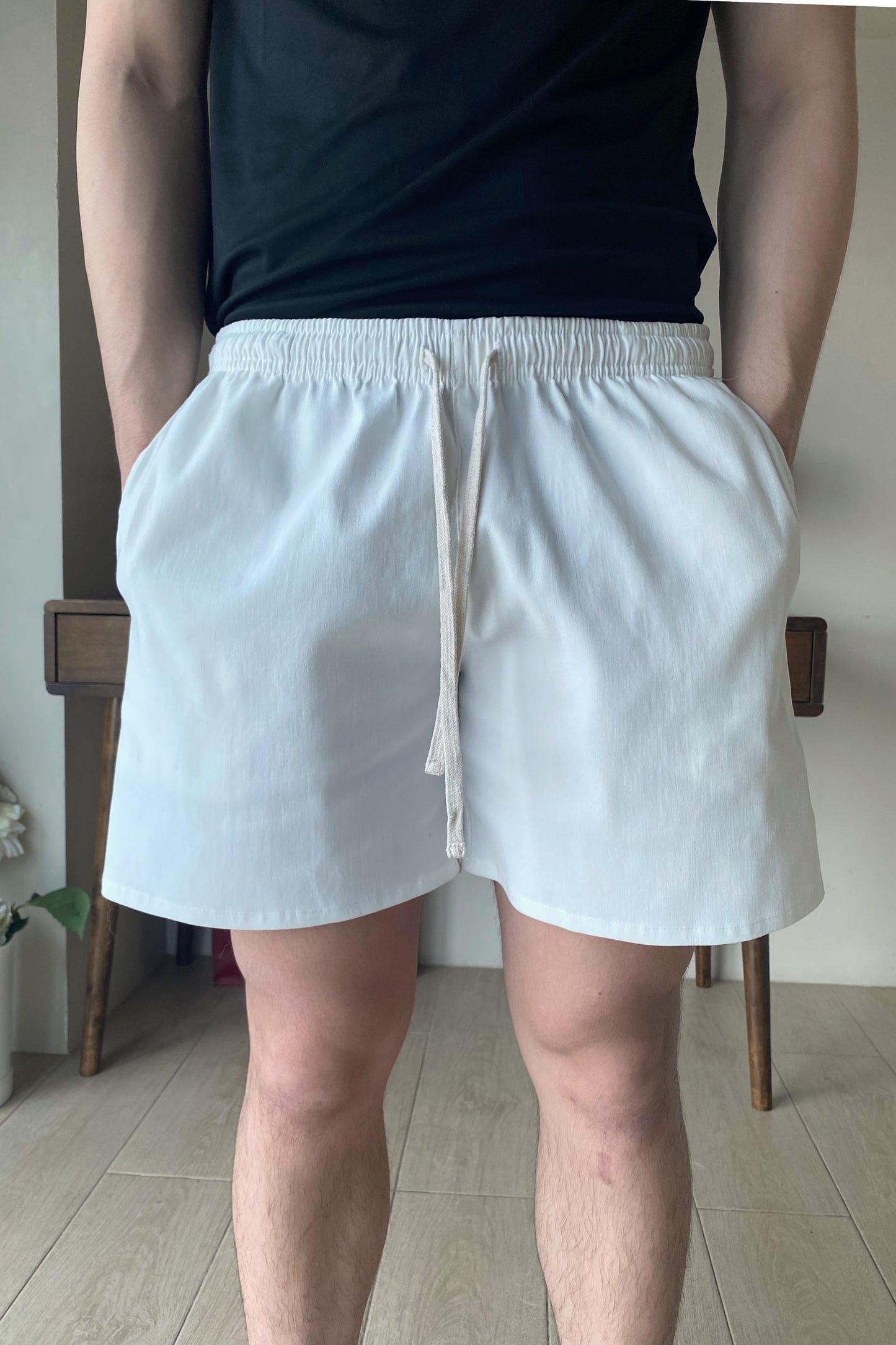 SmartStretch Shorts - Classic White