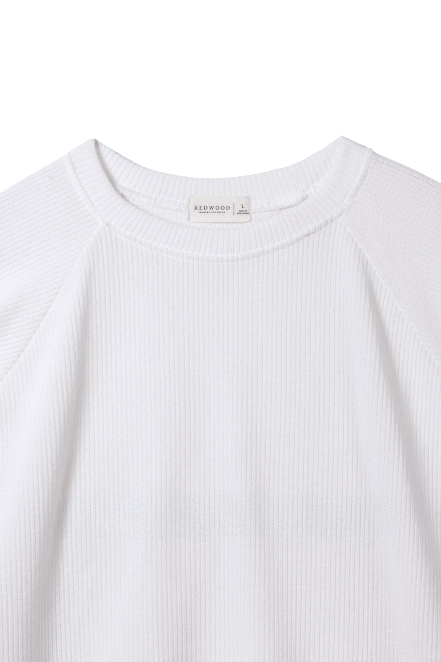 Tailored Fit Knitted Sweater - Classic White