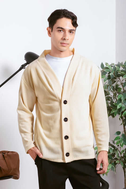Knitted Cardigan - Tuscan Cream