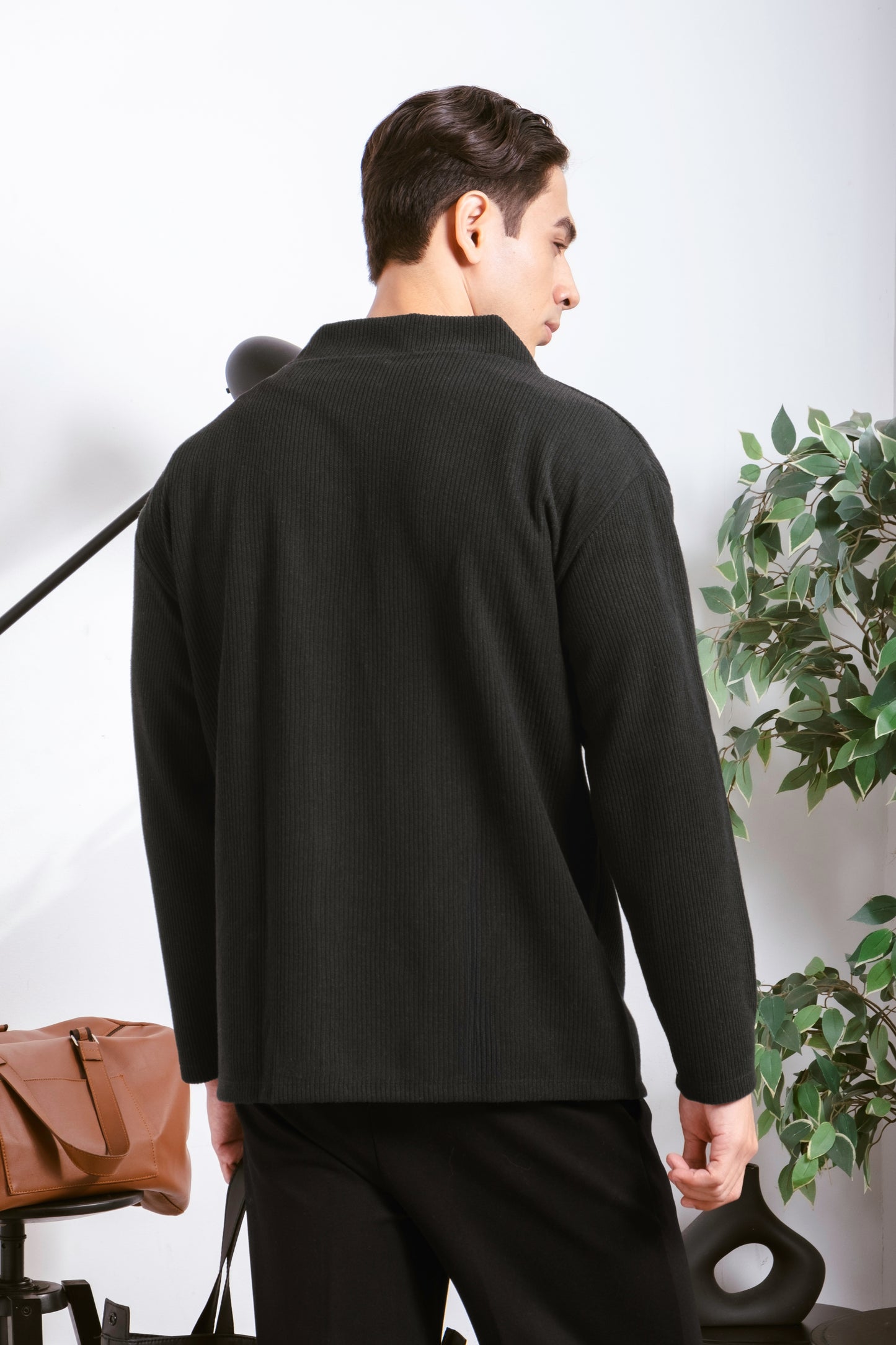 Knitted Cardigan - Black