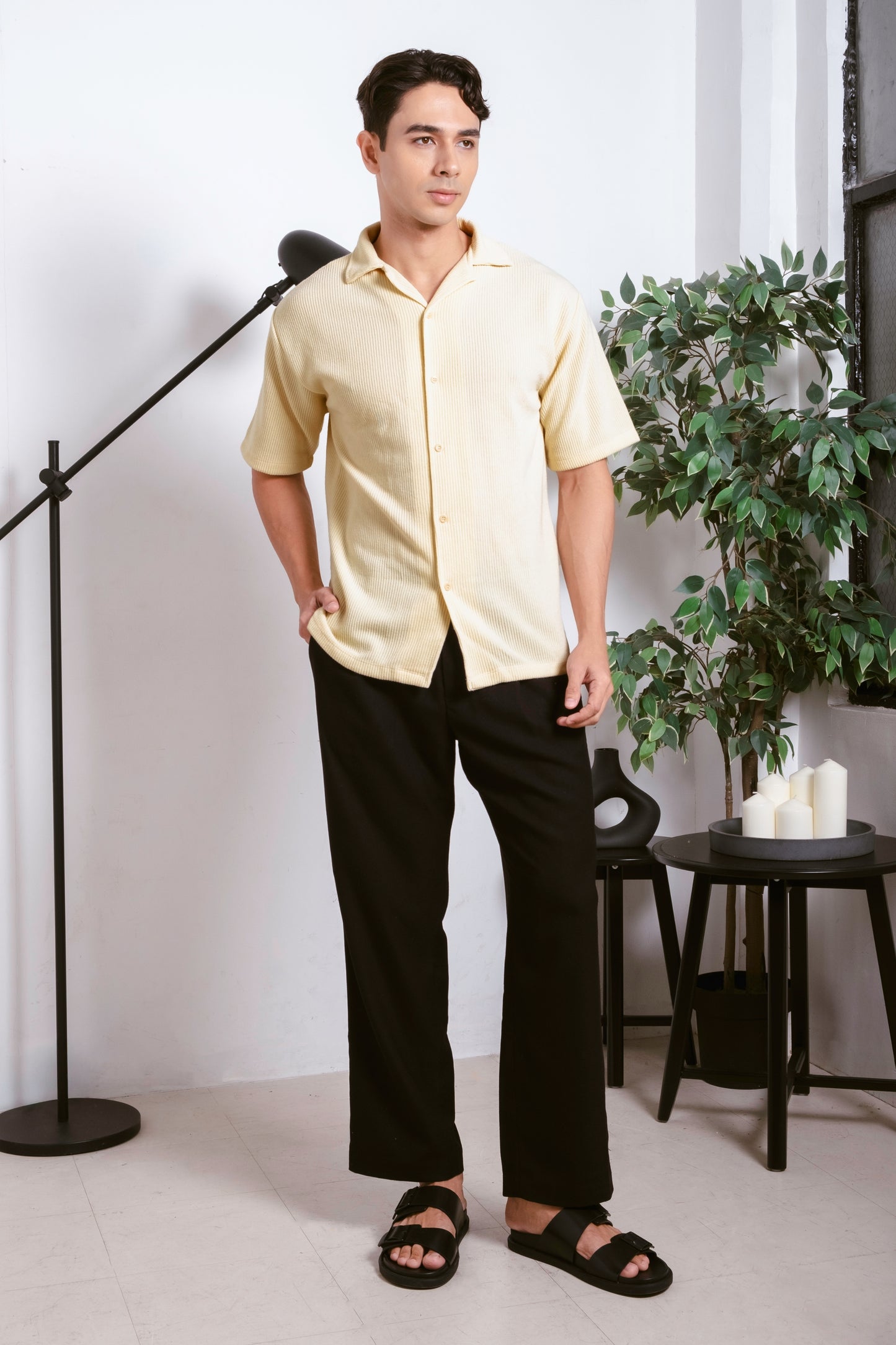 Knitted Shirt - Tuscan Cream