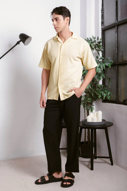 Knitted Shirt - Tuscan Cream