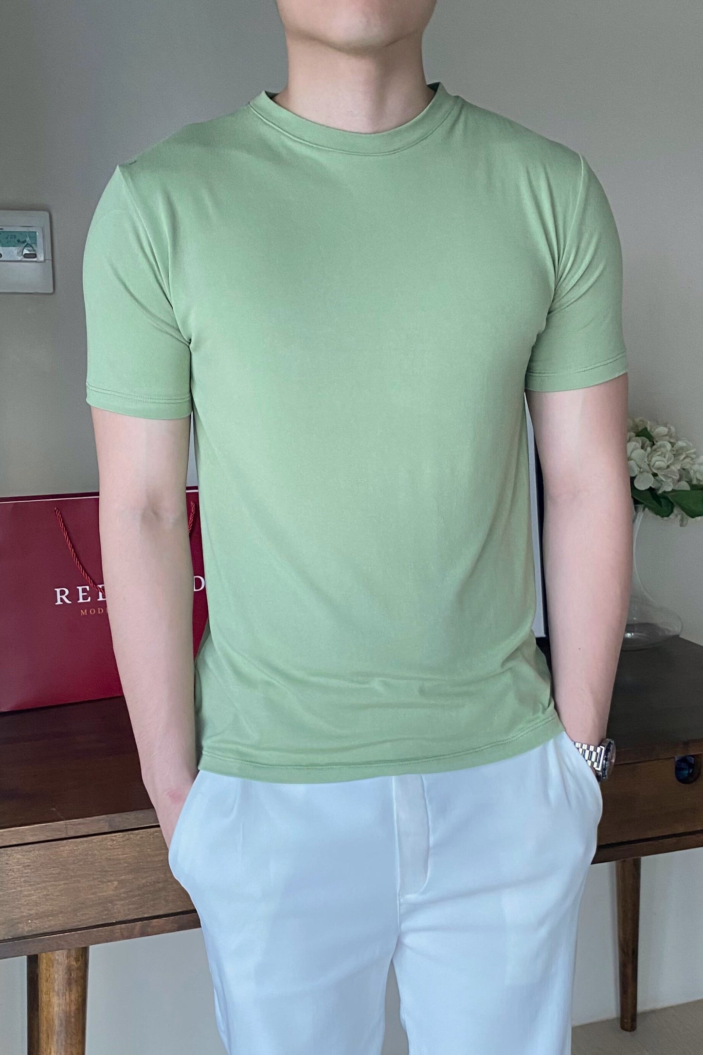 Breezewear Tailored Fit Tee - Sage Green