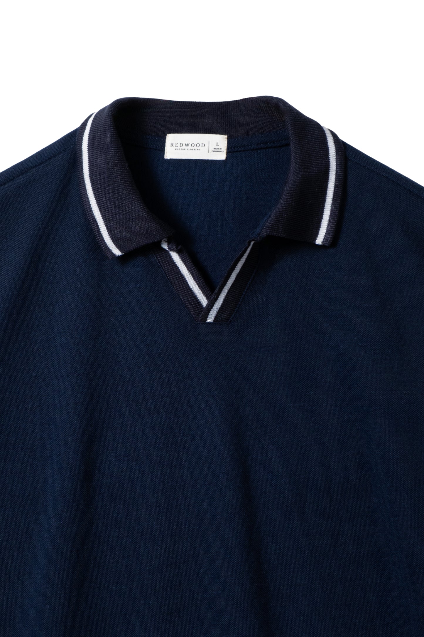 Oxford Knit Polo Shirt - Dark Navy