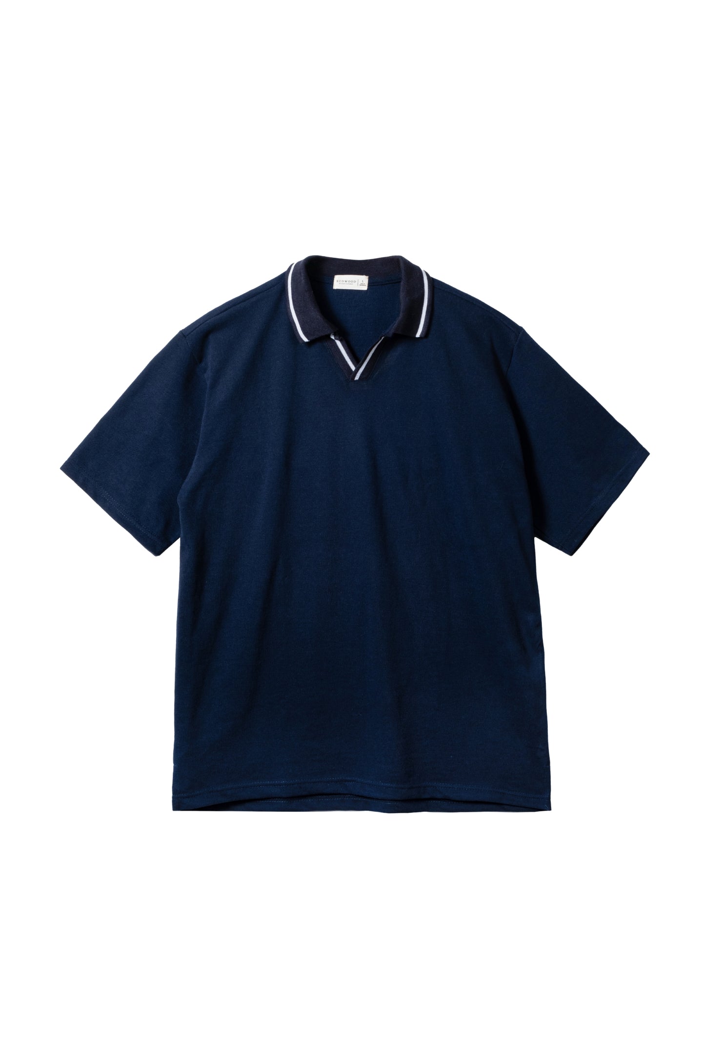 Oxford Knit Polo Shirt - Dark Navy
