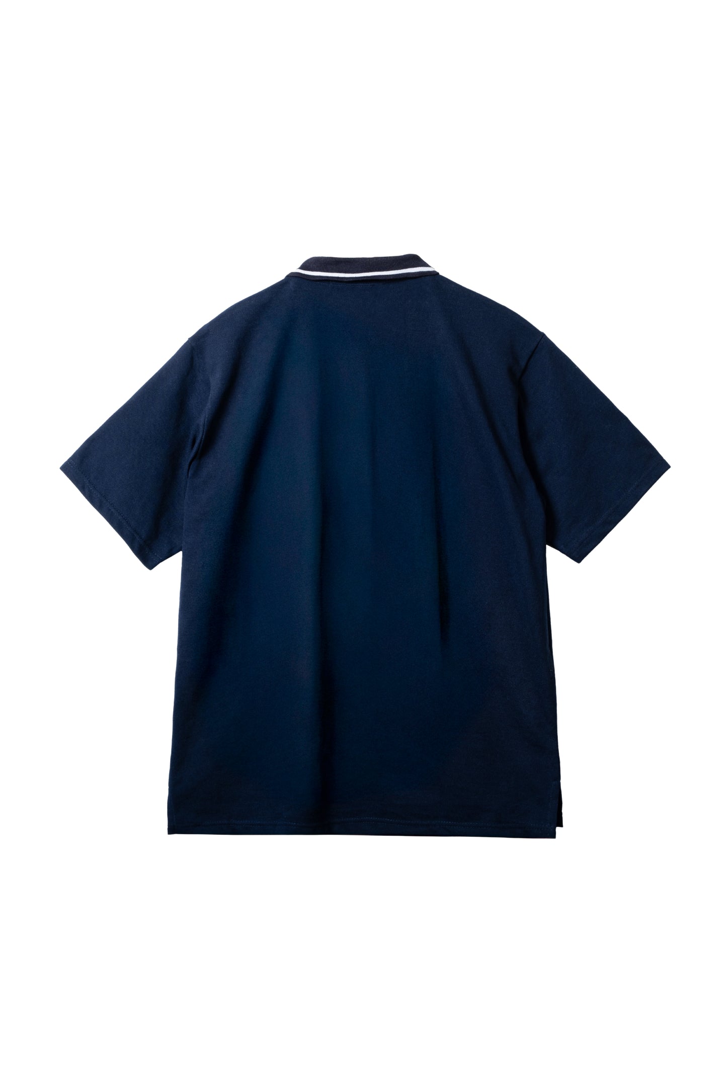 Oxford Knit Polo Shirt - Dark Navy