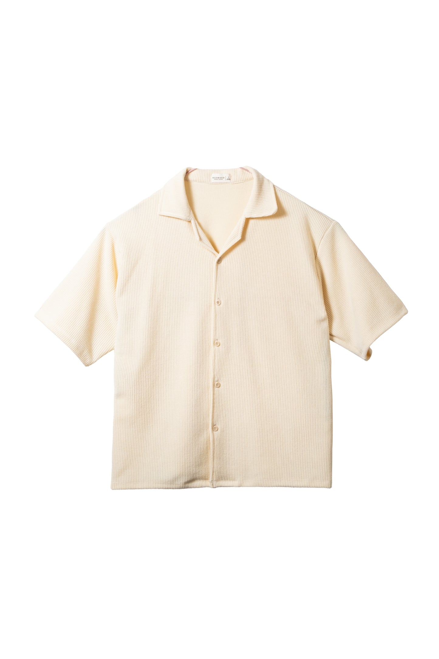 Cropped Knitted Shirt - Tuscan Cream