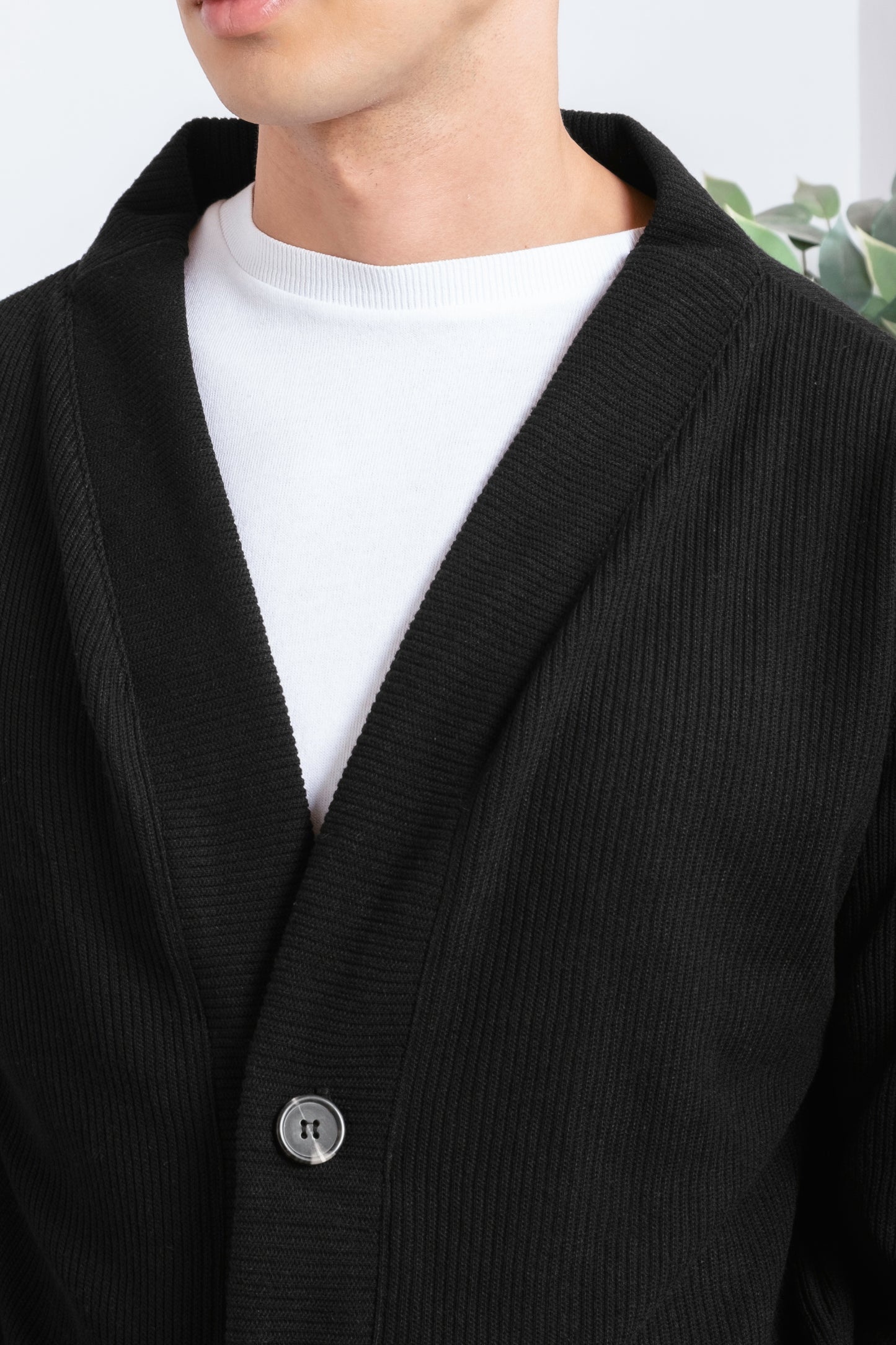 Knitted Cardigan - Black