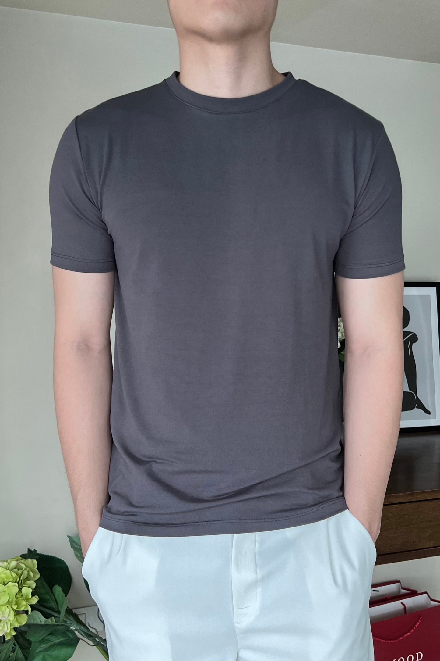 Breezewear Tailored Fit Tee - Dark Gray