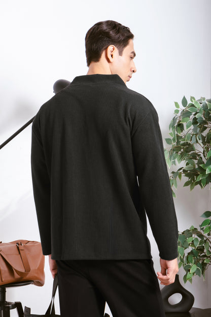 Knitted Cardigan - Black