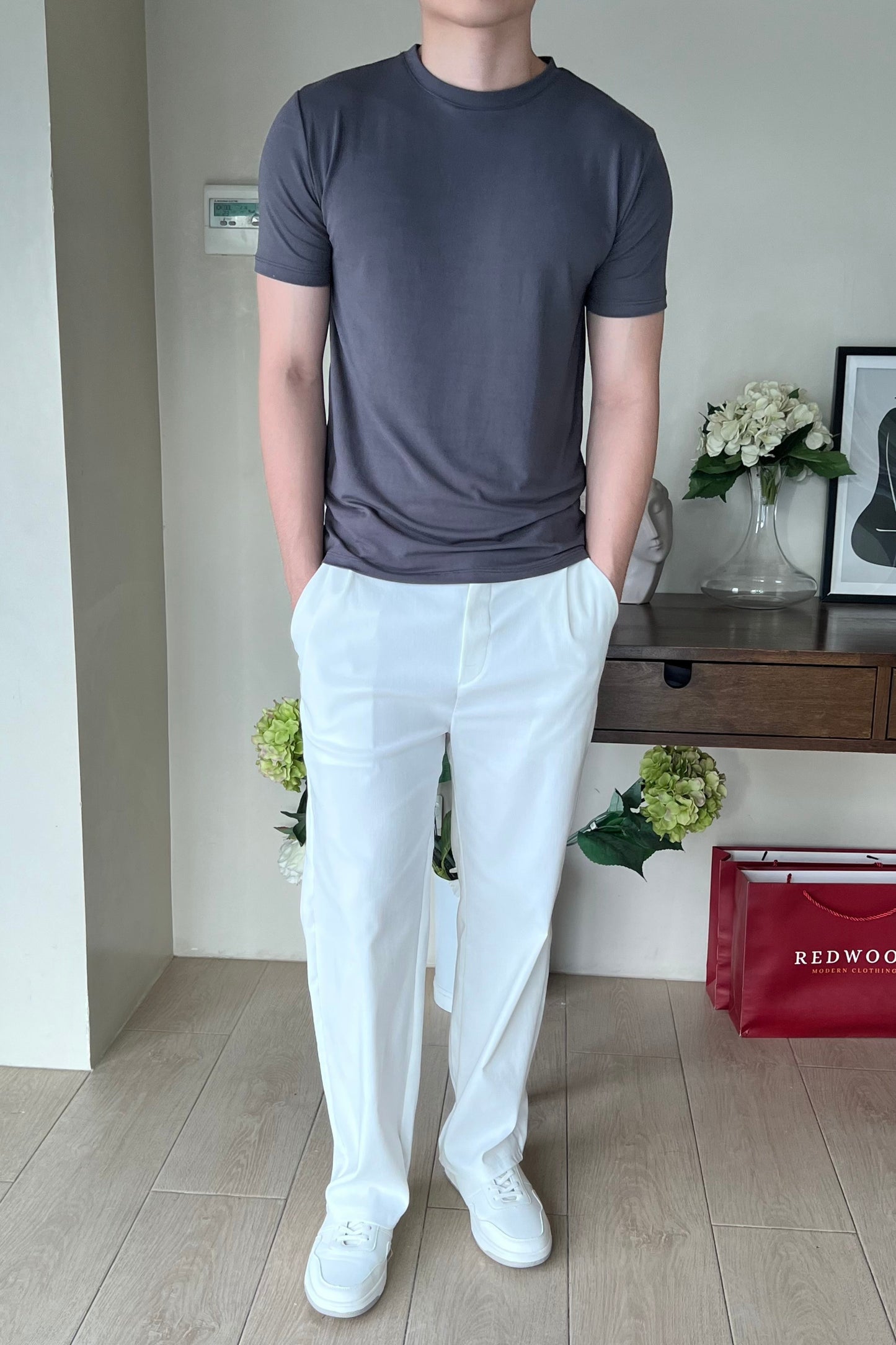 Breezewear Tailored Fit Tee - Dark Gray