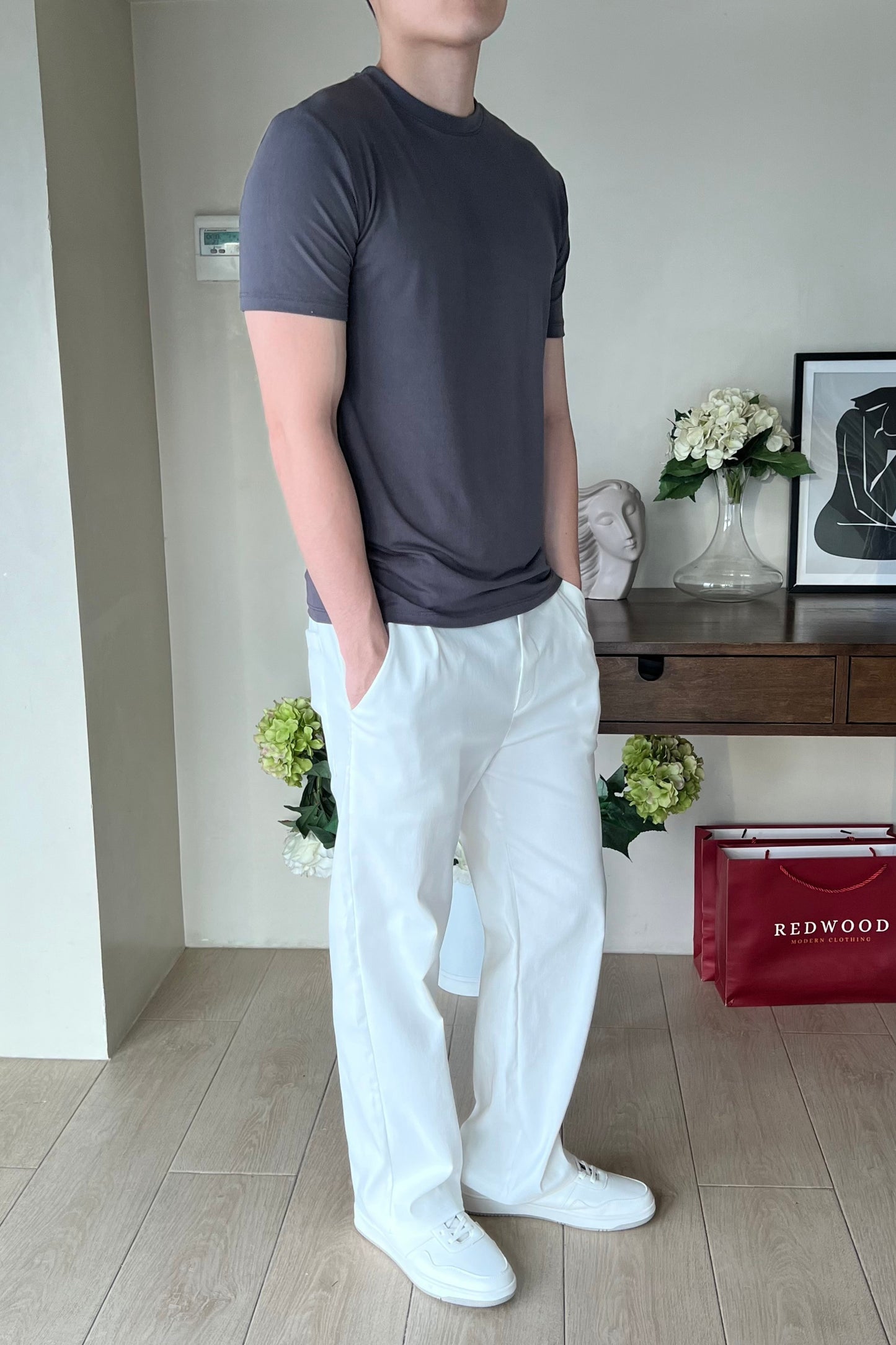 Breezewear Tailored Fit Tee - Dark Gray