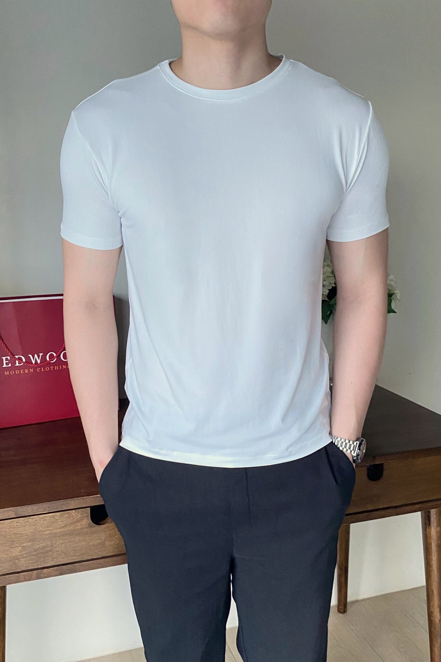 Breezewear Tailored Fit Tee - White
