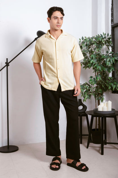Knitted Shirt - Tuscan Cream